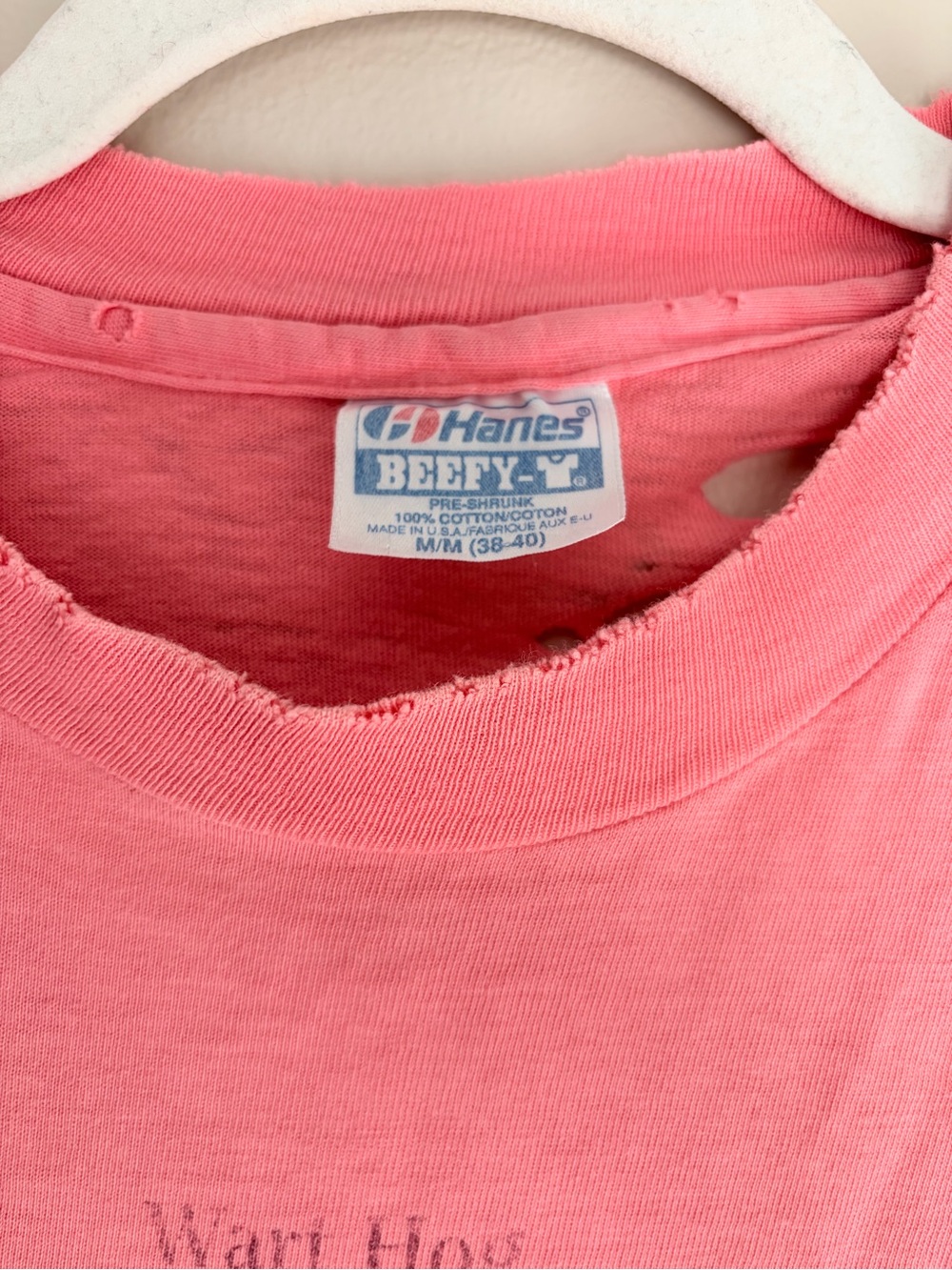 True Vintage worn Coca Cola Pink 'Zoo Run '92' Graphic Tee - Picture 2 of 7